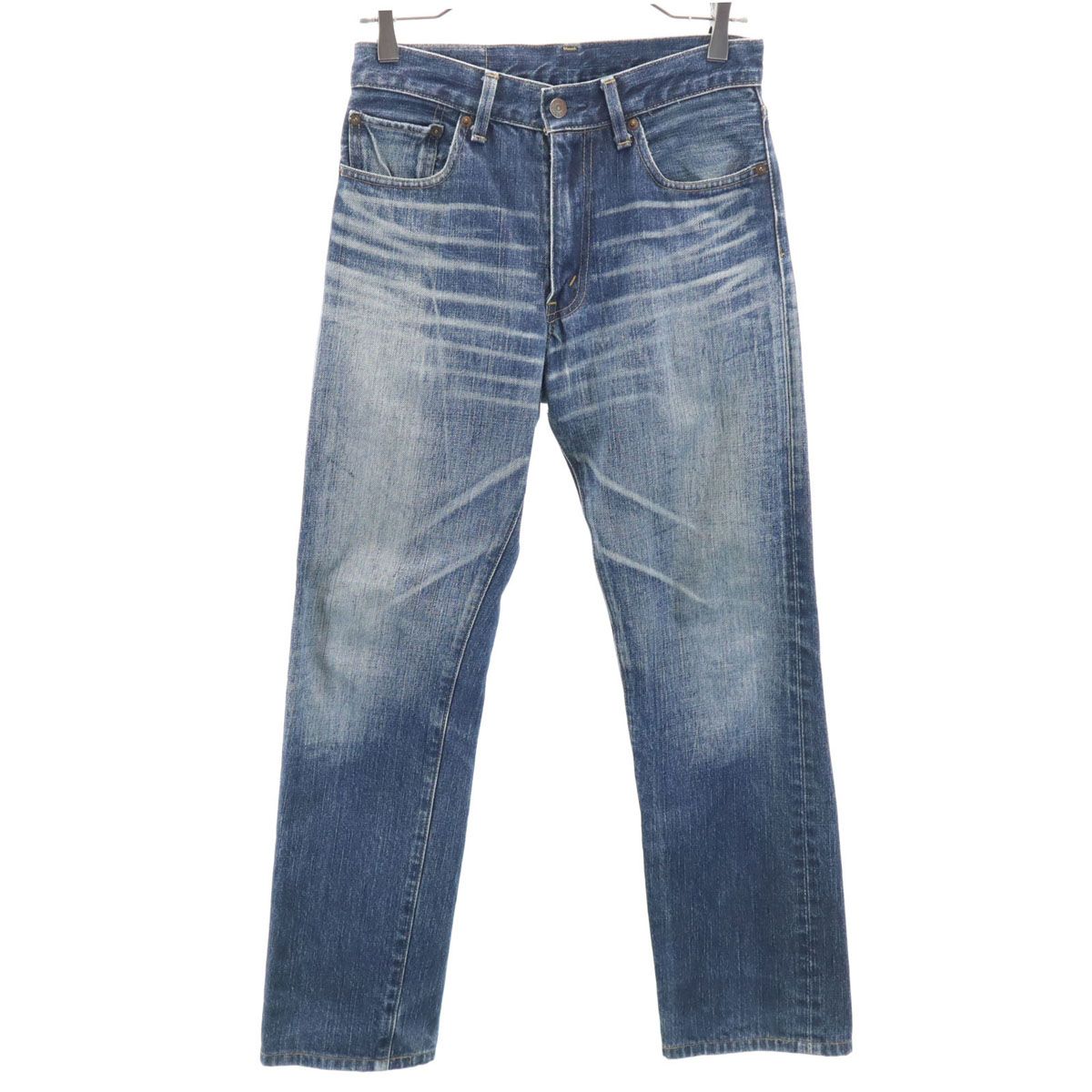 Levi's リーバイス 505 ストレートデニムパンツ W29 インディゴブルー ジーンズ メンズ 古着