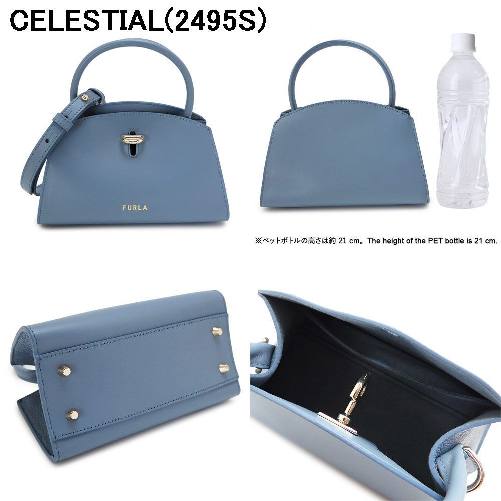 フルラ ハンドバッグ ミニ レディース GENESI WB00869 BX0053 ジェネシ トートバッグ ショルダーバッグ レザー FURLA