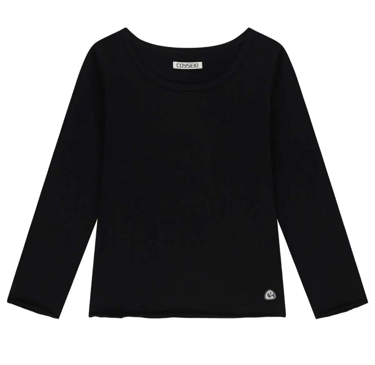 こいせいお カプリ スリーブ 黒 ノースリーブ Tシャツ