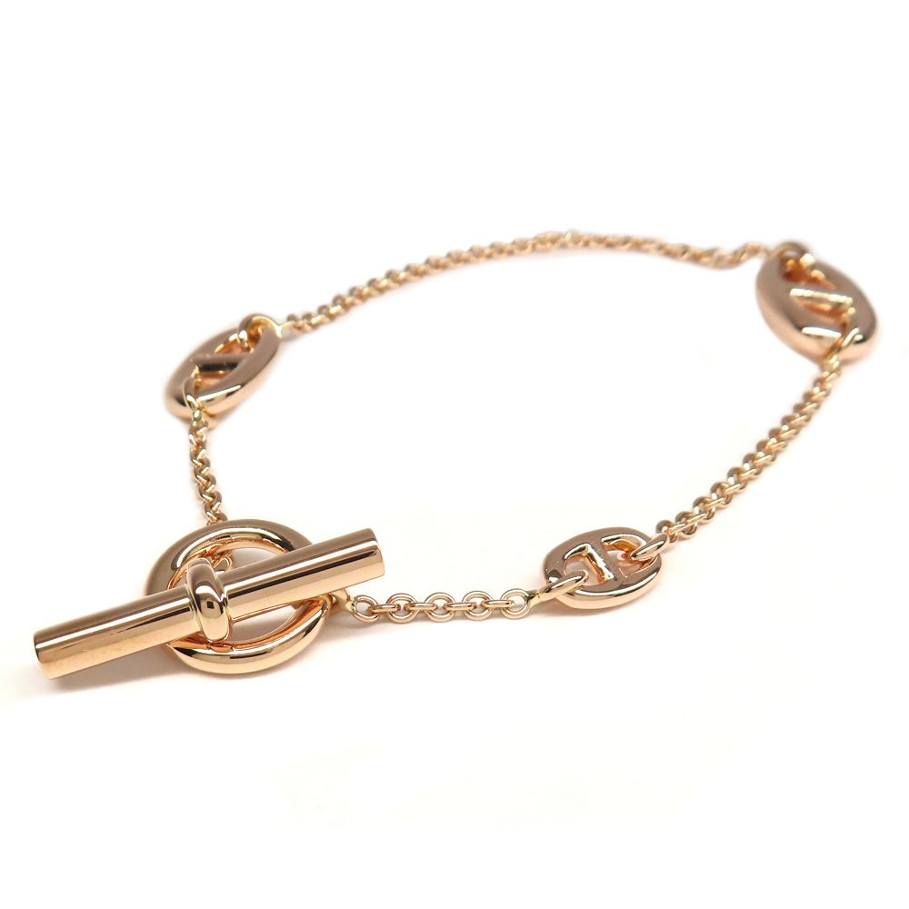 名古屋 エルメス ブレスレット シェーヌダンクル ファランドール LG 750PG ピンクゴールド ジュエリー 仕上げ済