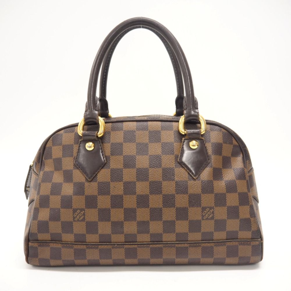 南京錠・鍵付き】ルイヴィトン ダミエ ハンドバッグ ドゥオモ 正規品  