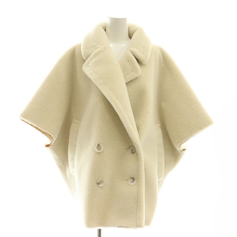 新品 スタニングルアー ボア ポンチョ S 白 コート ケープ 新品 スタニングルアー ボア ポンチョ S 白 コート ケープ