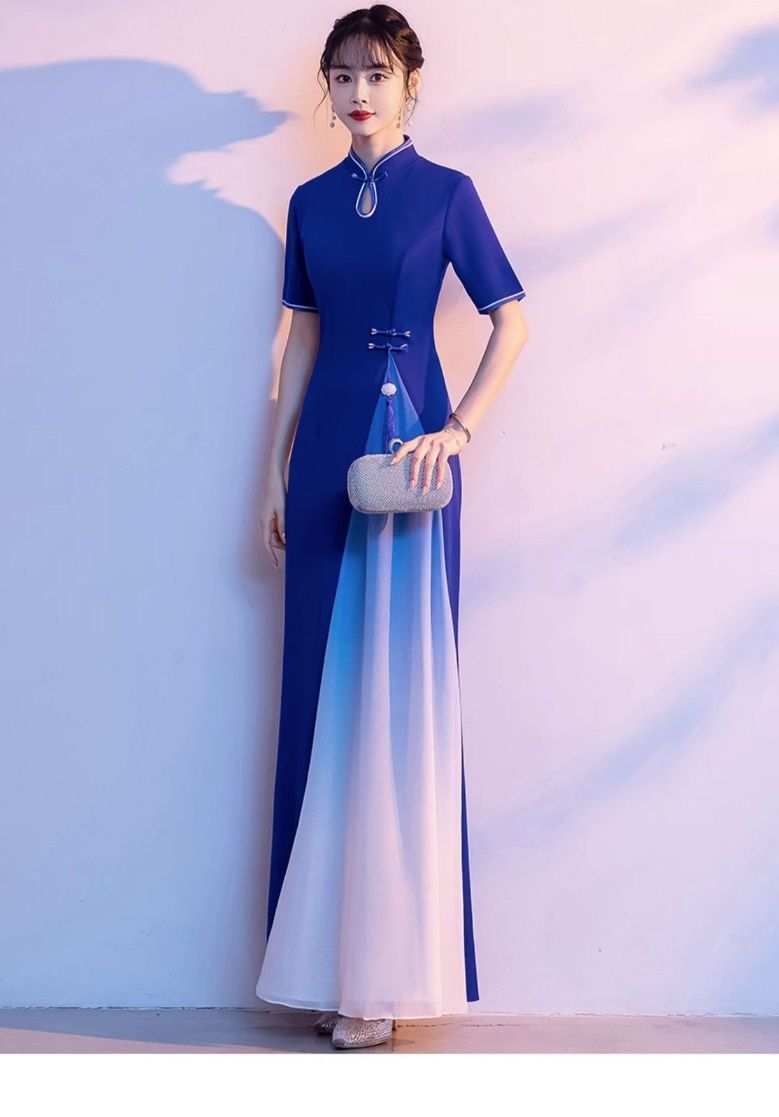 ロング丈 袖付き
