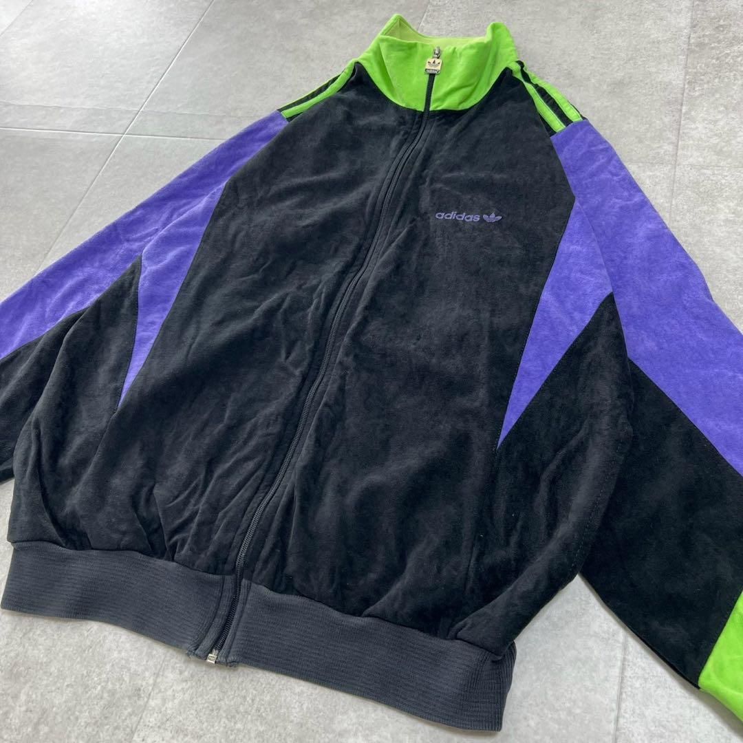 adidas - 70年代 フランス製 adidas アディダス ベロアジャージ