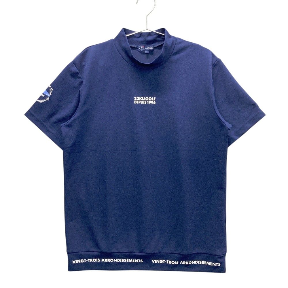 サイズ：L 23区GOLF ニジュウサンクゴルフ ハイネック半袖T