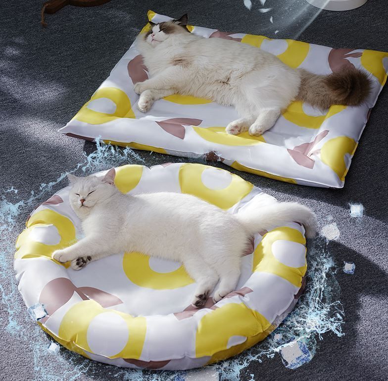 S Mサイズ ペットベッド マット クッション 軽量 かわいい 冷感 夏 防水 高品質 長持ち 通気性 耐久 耐摩耗性 頑丈 おしゃれ 通年 S M 犬 猫 中型犬 大型犬 ペット用品 ベッド 安い