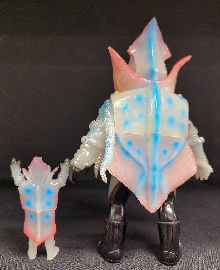 メディコム・トイ 東映レトロソフビコレクション イカデビル (新色)＋