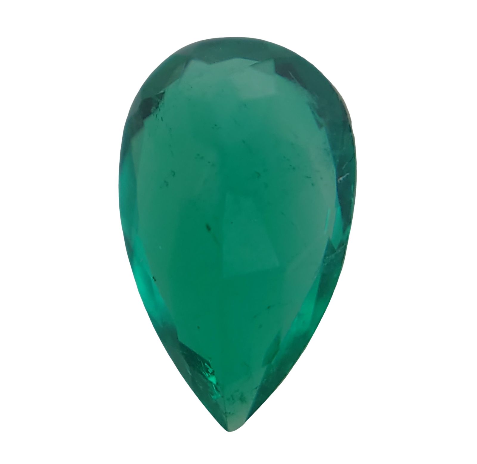 天然エメラルド ルース 0.476ct ペアシェイプ ジェムリサーチジャパン 