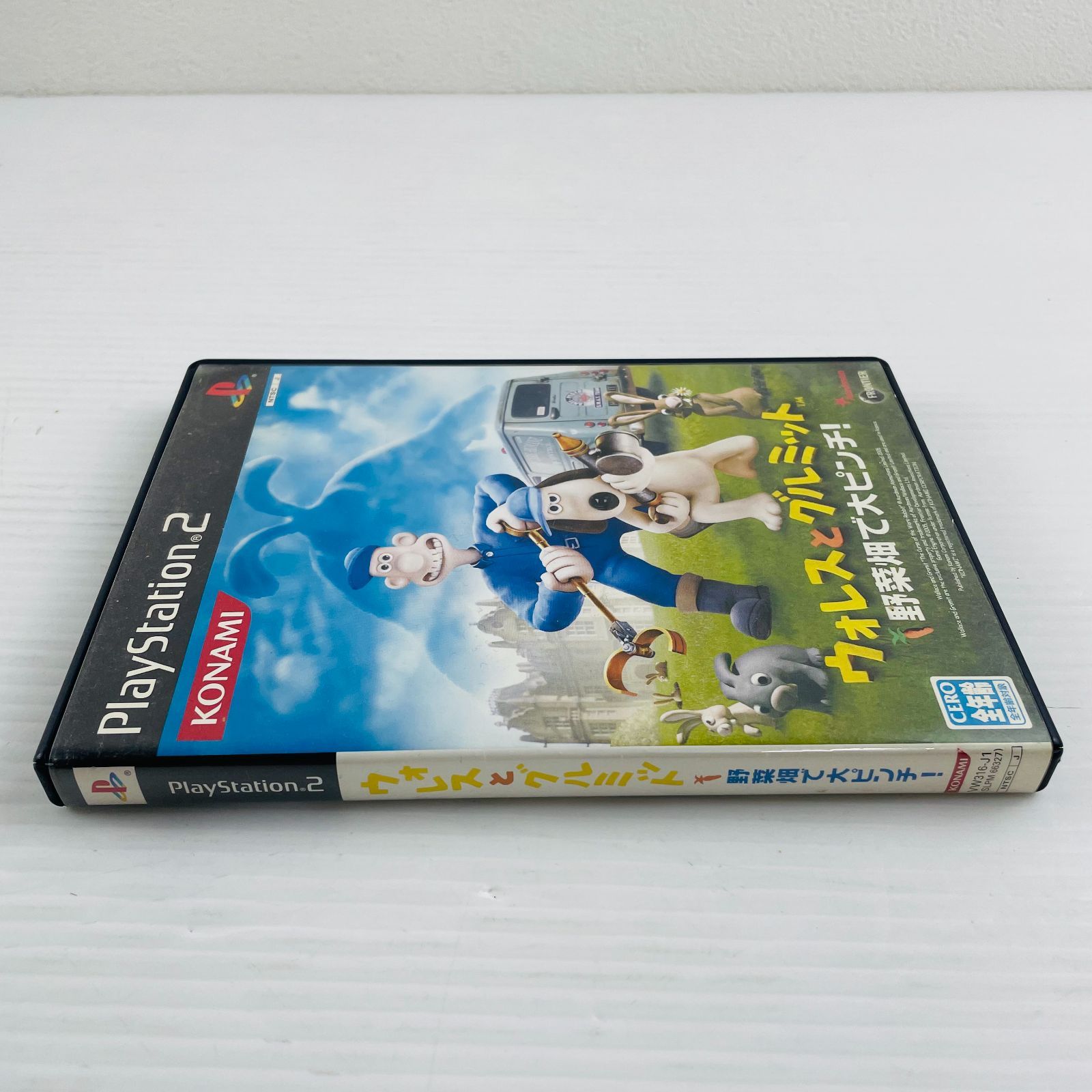 プレステ２ソフト ゲームソフト ◇PS2ソフト ウォレスとグルミット 野菜畑で大ピンチ KONAMI