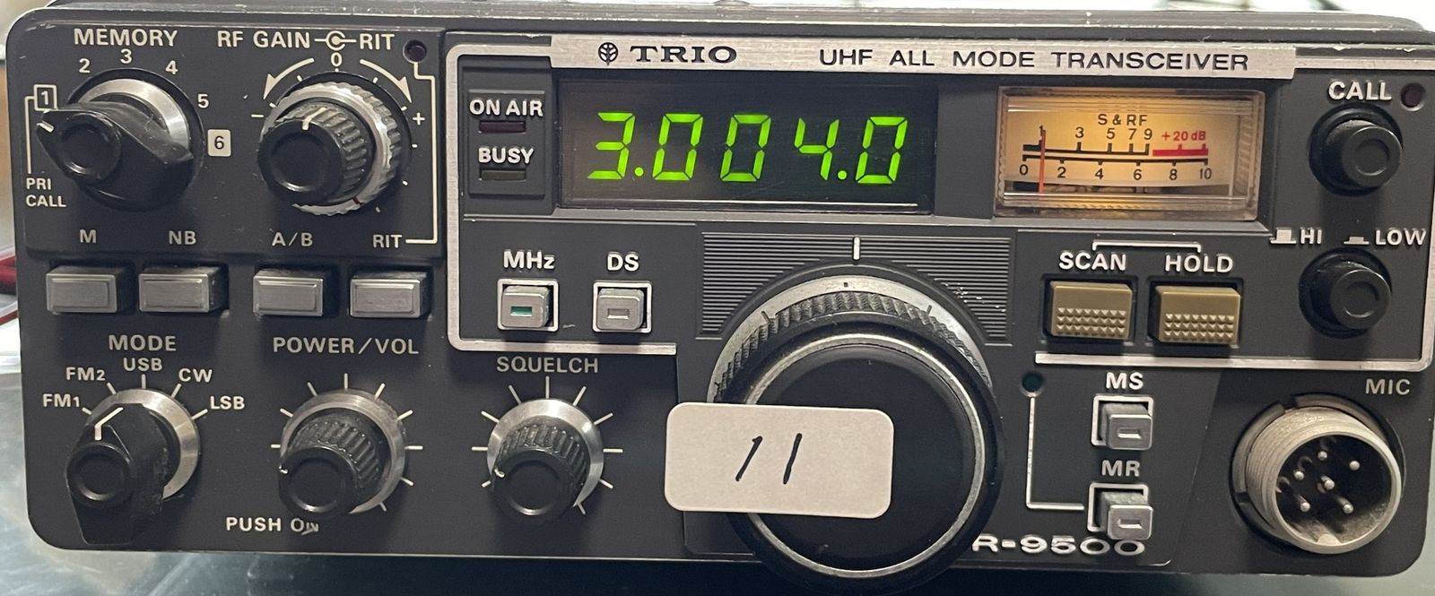 TRIO トリオ 430Mhzオールモード機 TR-9500　トランシーバー TRIO TR-9500 UHFオールモードトランシーバー