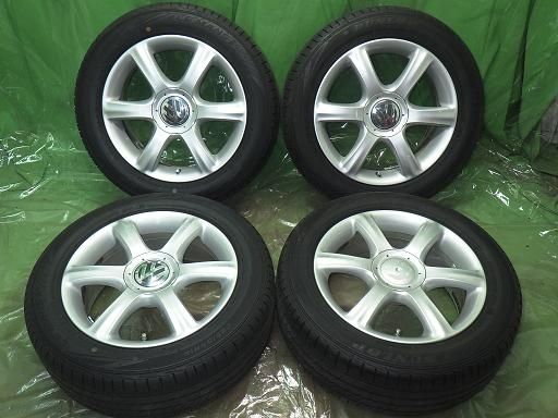 【中古】20年製 DUNLOP ニュービートル純正 16インチ ダンロップ ルマンV