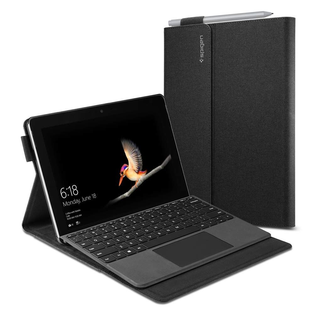 Size:Surface Go_Color:ブラック Spigen マイクロソフト Surface Go4 ケース (2023) / Microsoft Surface Go 3 (2021) / Surface Go 2 (2020) / Surface G