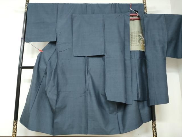 平和屋着物●男性 本場大島紬 アンサンブル 亀甲柄 正絹 DAAW5536ud