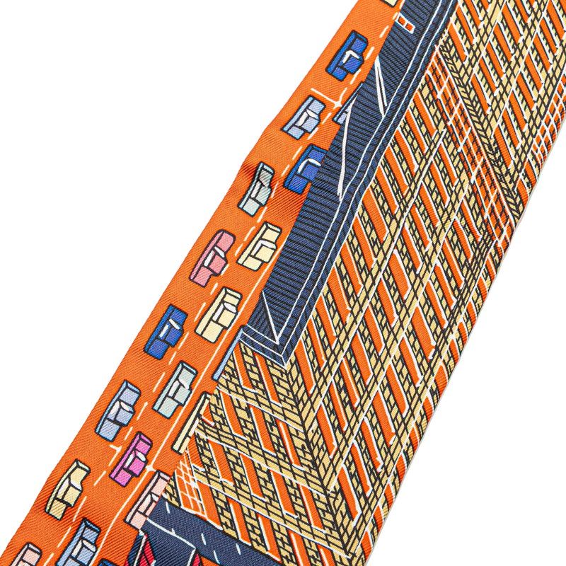 美品] エルメス ツイリー パンタンシティ 23AW ホワイト マルチカラー