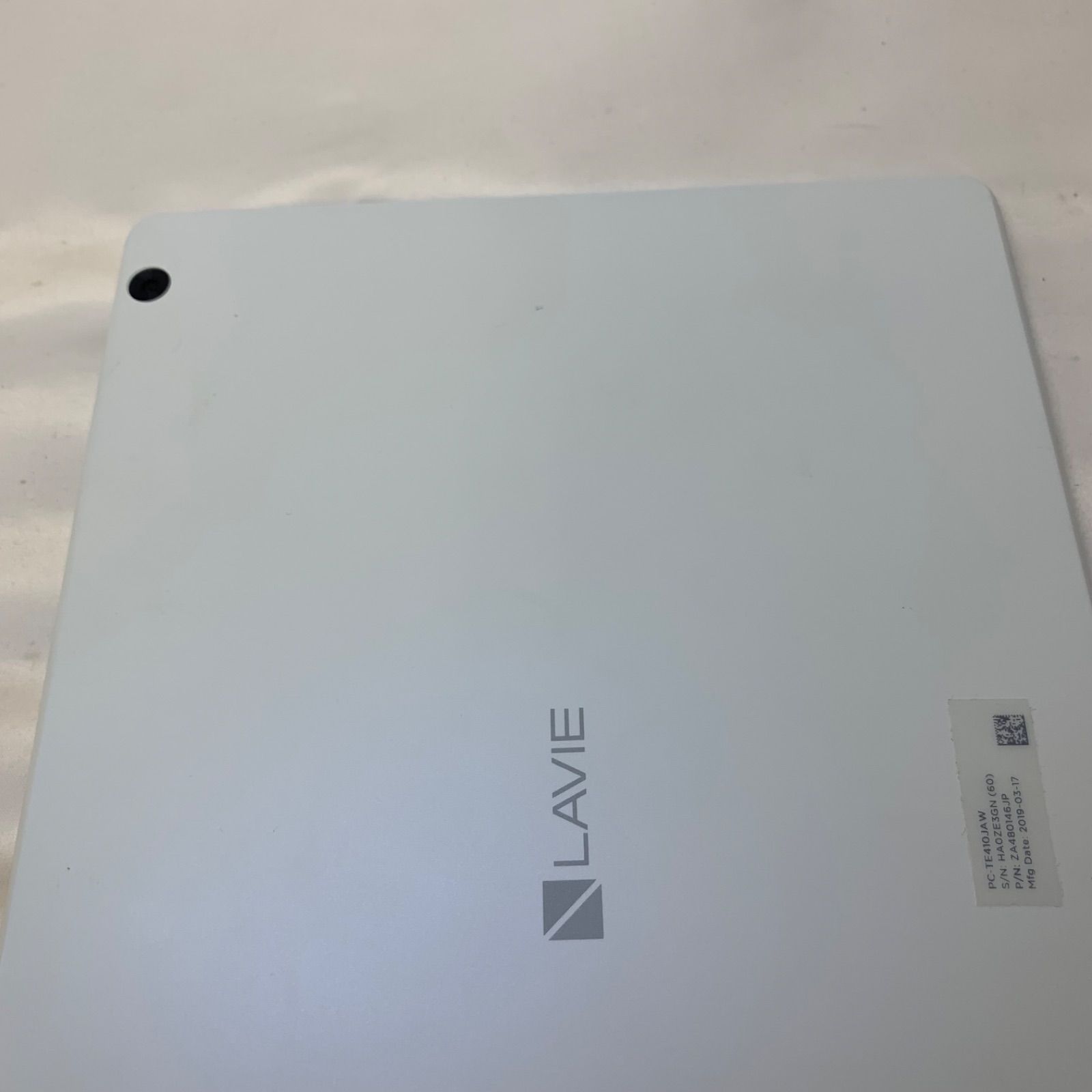 ☆【中古品】Wi-Fi版 NEC LAVIE Tab E PC-TE410JAW ホワイト - メルカリ