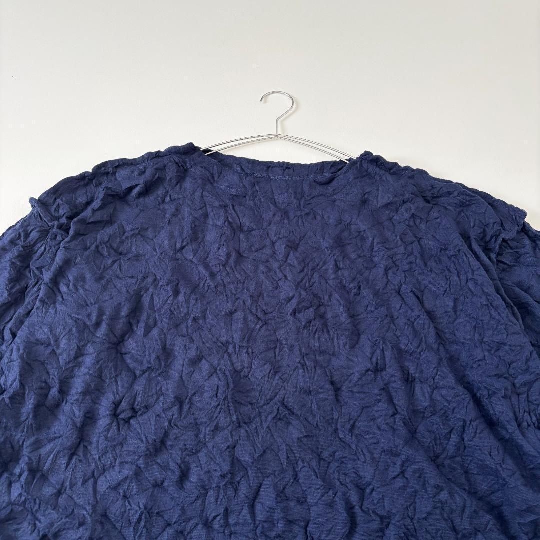 イッセイミヤケ　長袖 美品 24SS イッセイミヤケ ミー me ISSEY MIYAKE ウールライク