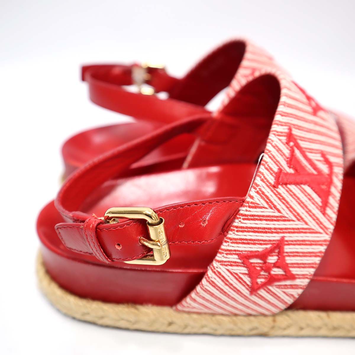 う*♡様 ルイ・ヴィトン 赤 サンダル サイズ8 楽天市場】ルイヴィトン サンダル（カラーレッド）（靴）の通販