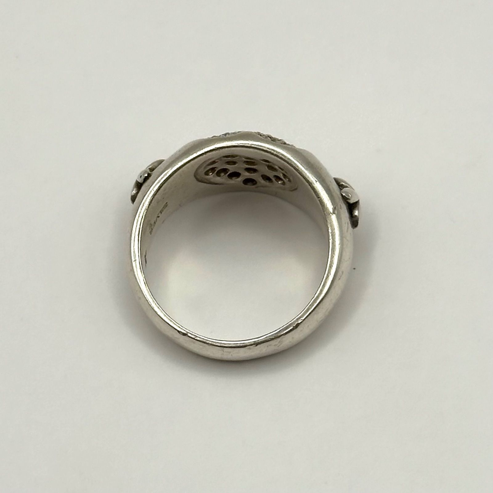 良品】LOVE & HATE ラブ&ヘイト リング 指輪 ハート ラインストーン