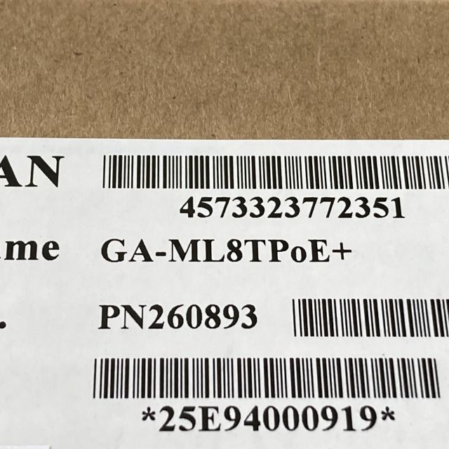 GA-ML8TPoE+ PoE給電スイッチングハブ ※説明書不足 パナソニック