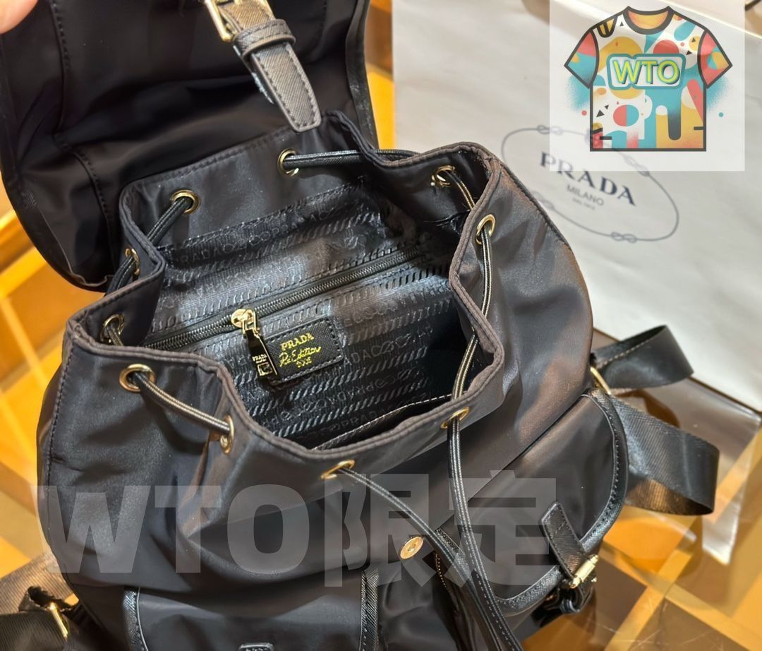 超美品 プラダ PRADA バックパック リュック ショルダーバッグ