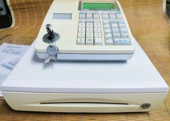 カシオレジスター TE-300 フル設定無料 送料無料人気機種 333391