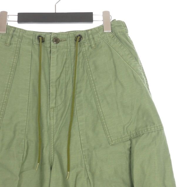 Needles ニードルズ ヒザデルパンツ カーゴパンツ グリーン ニードルズ NEEDLES BDU 6ポケット カーゴ ヒザデルパンツ H.D. Pant