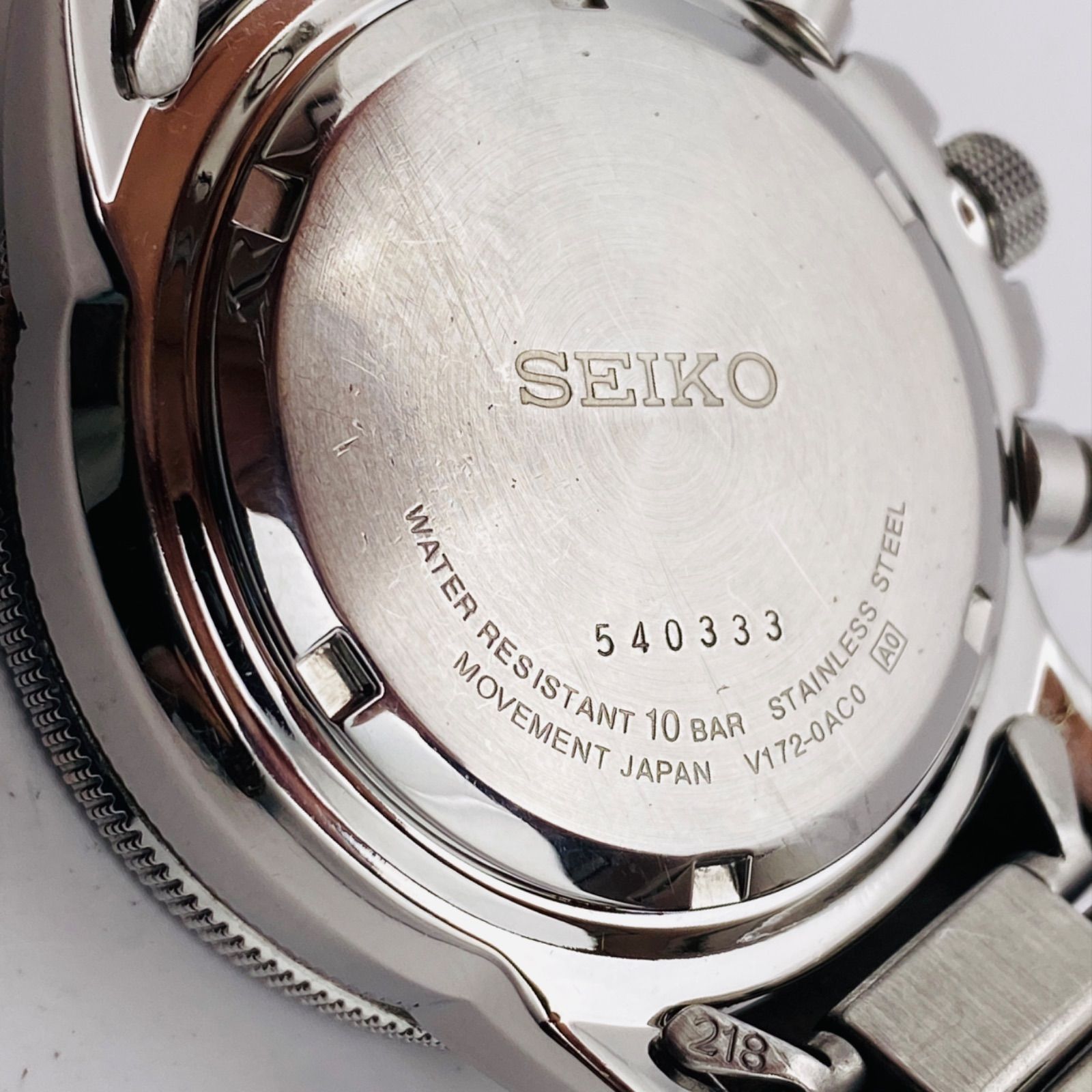 （T155）希少 良品 稼動品 SEIKO セイコー PROSPEX プロスペックス フライトマスター SOLAR パイロット クロノグラフ SSC009P1 V172-0AC0 人気 時計 メンズ ユニセックス