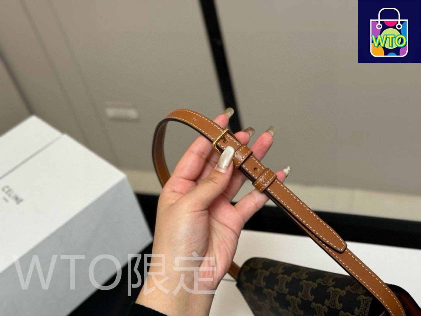セリーヌ キュイール トリオンフ アンダーアームバッグ Celine] アンダーアームバッグ トリオンフデザイン - 専用