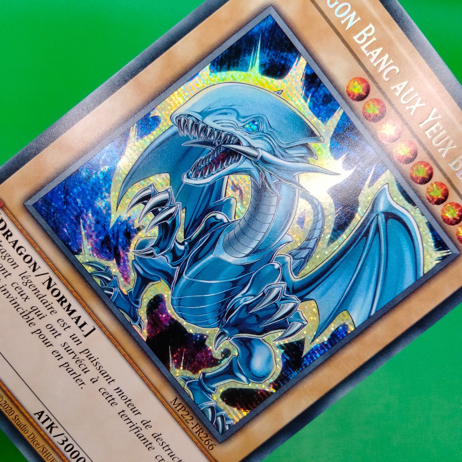 遊戯王 フランス版 青眼の白龍 プリシク - メルカリ