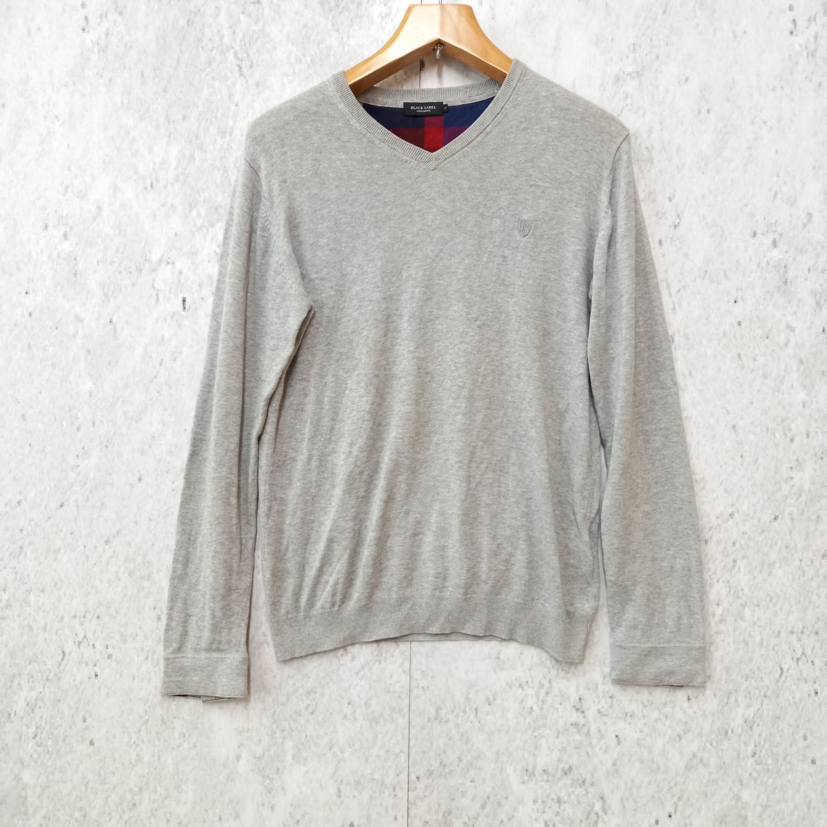 BLACK LABEL CRESTBRIDGEのニット Lサイズ オフホワイト BLACK LABEL CRESTBRIDGEのニット Lサイズ オフホワイト