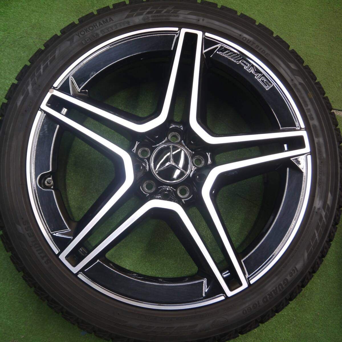 超人気 バリ溝 キレイ 8.5分 ベンツ W257 CLSクラス 純正 AMG 245 40R19 スタッドレス ヨコハマ アイスガード iG60 19インチ PCD112 5H 5021906Hス