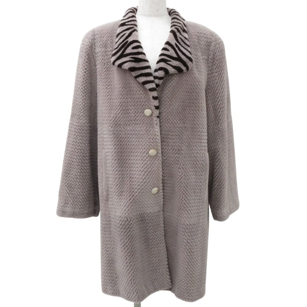 美品 CHOMBERT BOUTIQUE ションベール シェアードミンク 毛皮 ファー 
