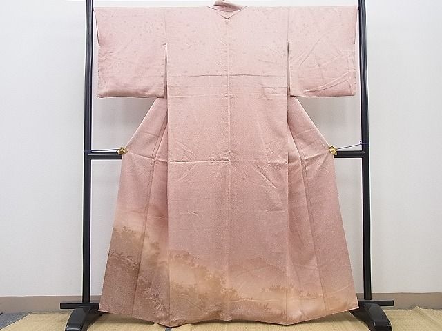 平和屋着物□豪華色留袖 遠山草花シルエット たたき染め 金糸 逸品 BAAI7418me - メルカリ