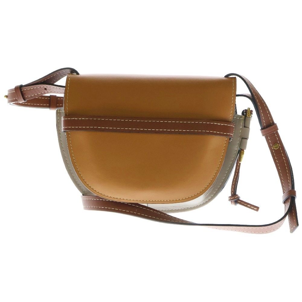 LOEWE ロエベ センダ ハンドバッグ レザー ライトブラウン