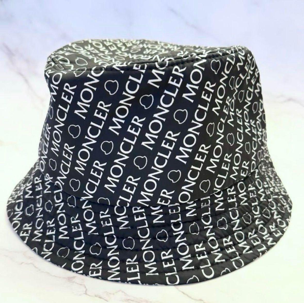 定価71,500円◇モンクレール◇バケットハット モノグラム 総柄 ロゴ