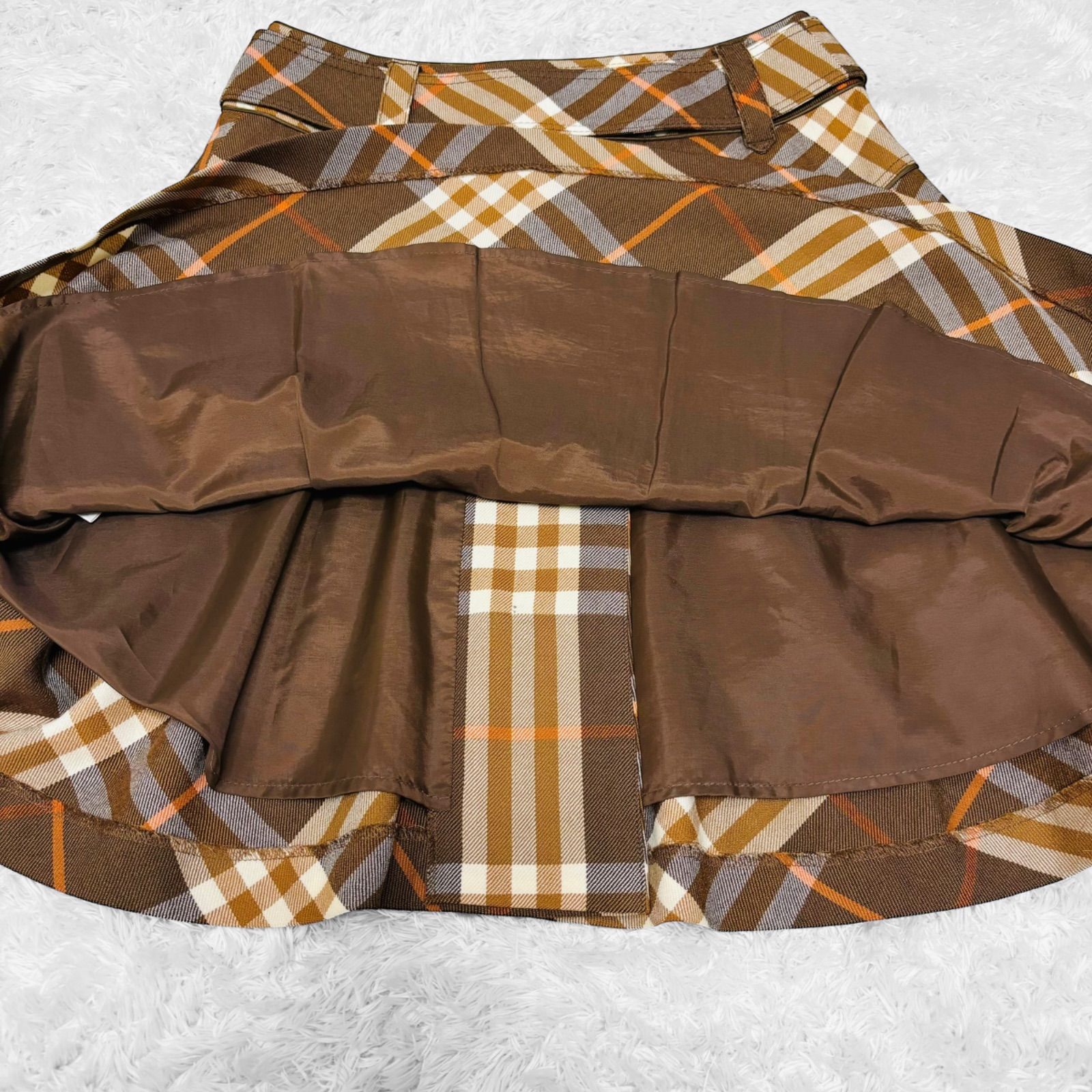 BURBERRY ノバチェック バーバリー プリーツ スカート