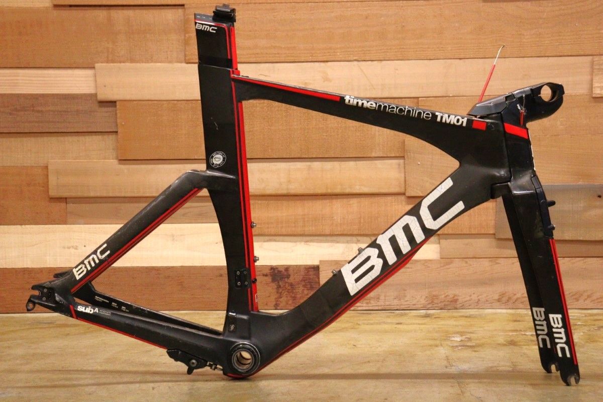 BMC timemachine TM01 TTバイク　フレームセット美品 BMC タイムマシーン TIMEMACHINE TM01 フレームセット カーボン TT