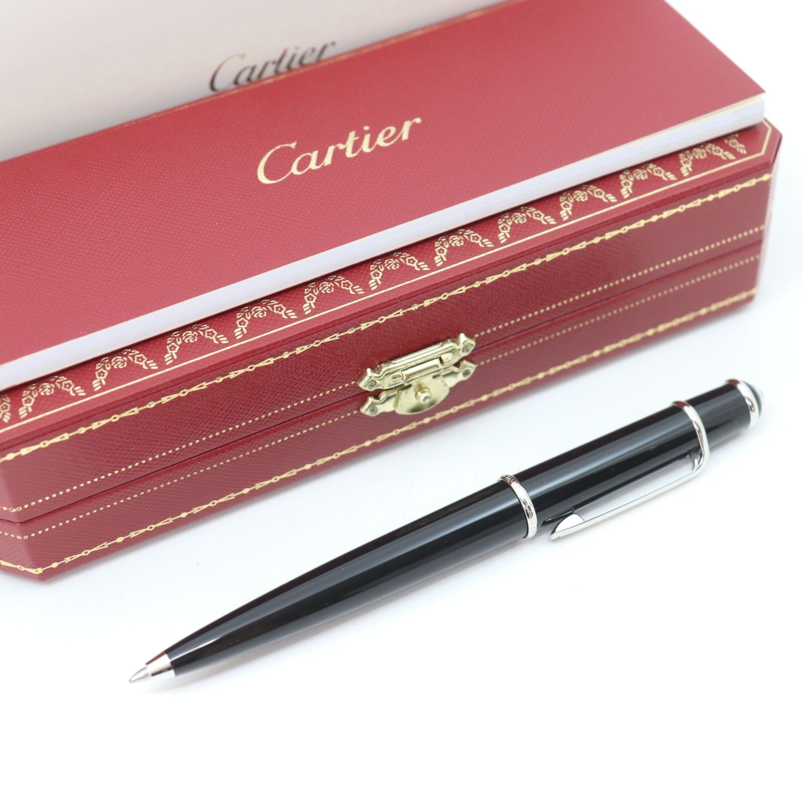 カルティエ ボールペン 美品未使用 Cartier化粧箱付き 贈答品 IT3DO37DKLDE 美品 Cartier カルティエ ディアボロ ボールペン