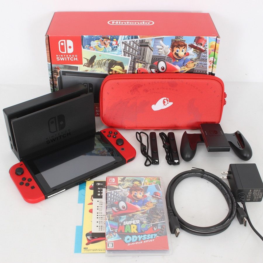 美品】Nintendo Switch スーパーマリオ オデッセイセット HAC-S-KADEE 