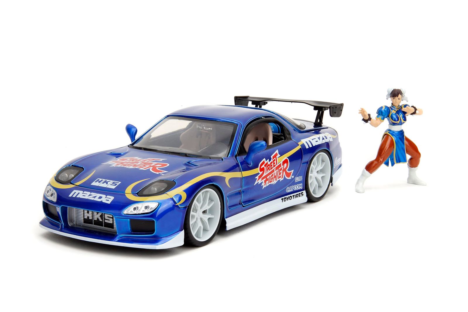 ストリートファイター 1|24スケール ダイキャストミニカー フィギュア付き 1993 マツダ RX-7 春麗 1993 マツダ RX-7 春麗