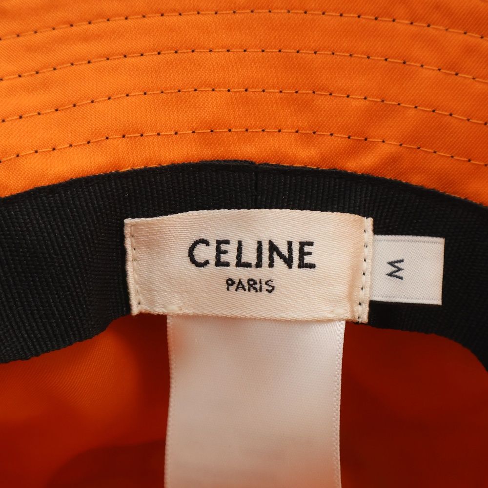 CELINE (セリーヌ) ナイロンツイル キルティング ロゴ バケット CELINE (セリーヌ) ナイロンツイル キルティング ロゴ バケット