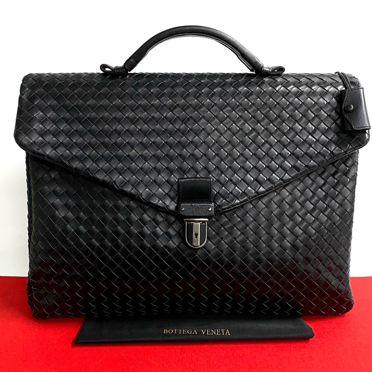 美品✨ボッテガヴェネタ イントレチャート ブリーフケース ビジネス