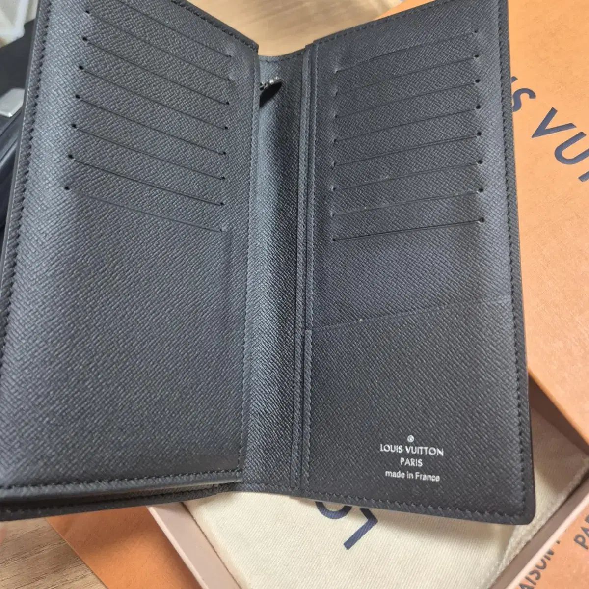 【中古】Louis Vuitton エクリプス長財布 未使用級】ルイヴィトン モノグラム エクリプス ヴェルティカル