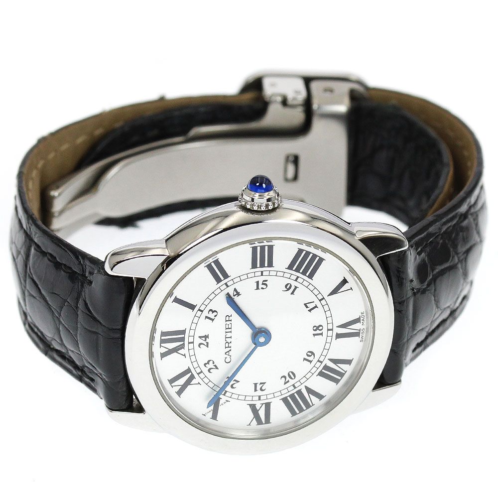 カルティエ CARTIER W6700155 ロンドソロ SM クォーツ レディース_  