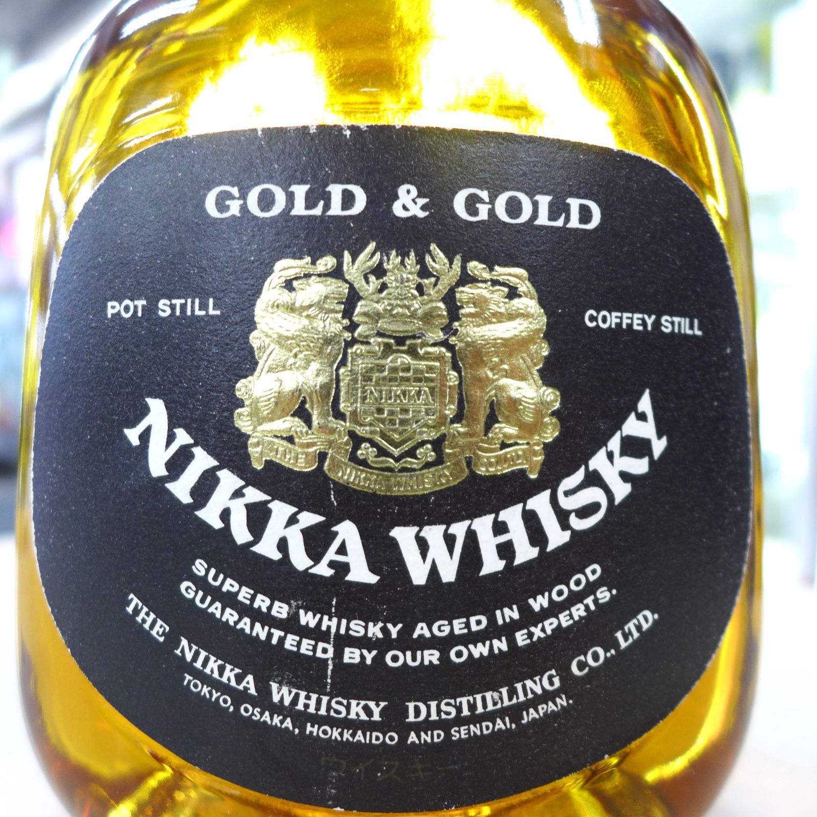 神奈川県/群馬県/埼玉県限定発送】 未開栓 NIKKA ニッカ GOLD&GOLD 白