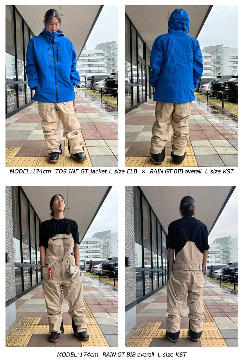 23-24 VOLCOM/ボルコム RAIN GORE-TEX BIB overall メンズ