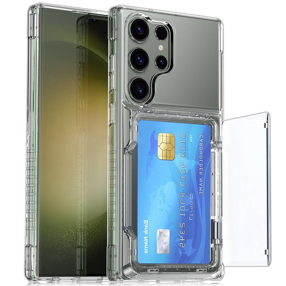 MuZiF Samsung Galaxy S24 Ultra 用 ケース クリア 米軍MIL規格 MuZiF Samsung Galaxy S24 Ultra 用 ケース クリア 米軍MIL規格