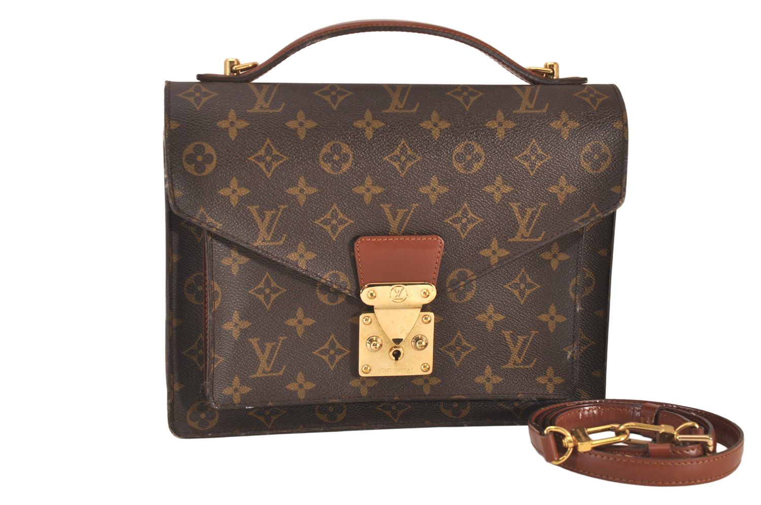 LOUIS VUITTON ルイヴィトン モノグラム モンソー 2Way