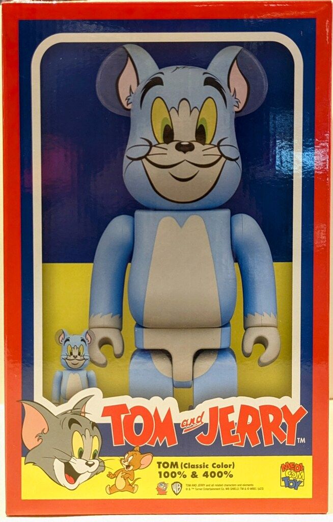 MEDICOMTOY BE@RBRICK TOM and Jerry TOM Classic Color 100+400