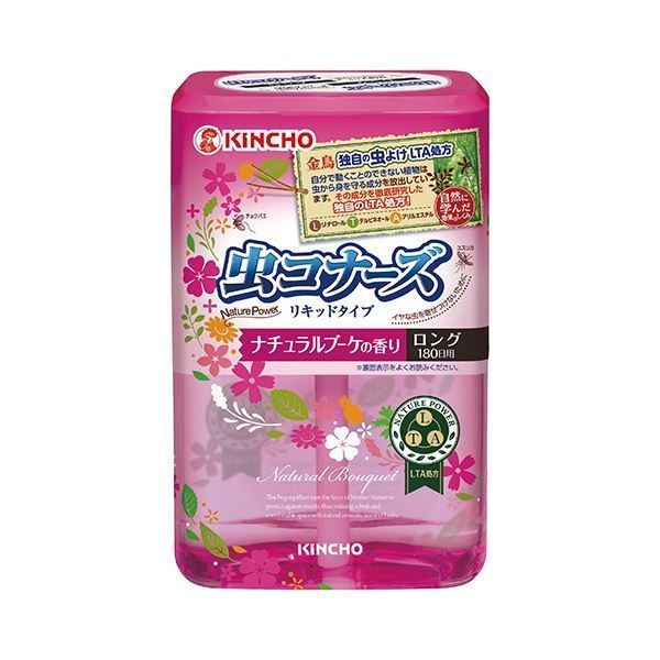 まとめ 大日本除蟲菊 KINCHO 虫コナーズ リキッドタイプ 180日用 ナチュラルブーケ 1個 ×10セット